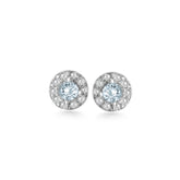 Harmony Silver Earrings, White Rhodium, Premium Cubic Zirconia  + Give Hope Gift
